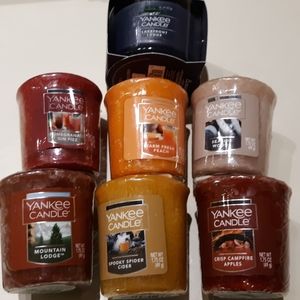 Lot of Fall Yankee Candle Scents Campfire Apples, Spooky Spider Cider, And More!